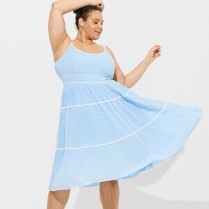Marilyn Monroe Pleated Tiered Dress